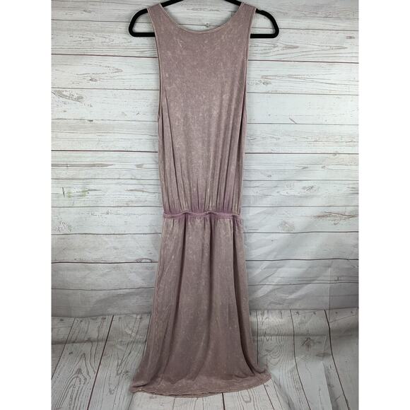 Primi Maxi Dress Womens small purple weathered tank maxi dress-drawstring waist - Picture 2 of 5